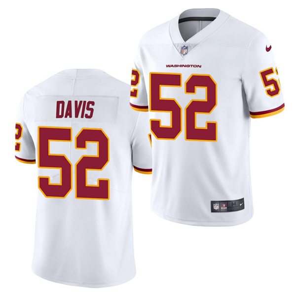 Washington Football Team #52 Jamin Davis White 2021 Draft Limited Stitched Jersey - Zenithce