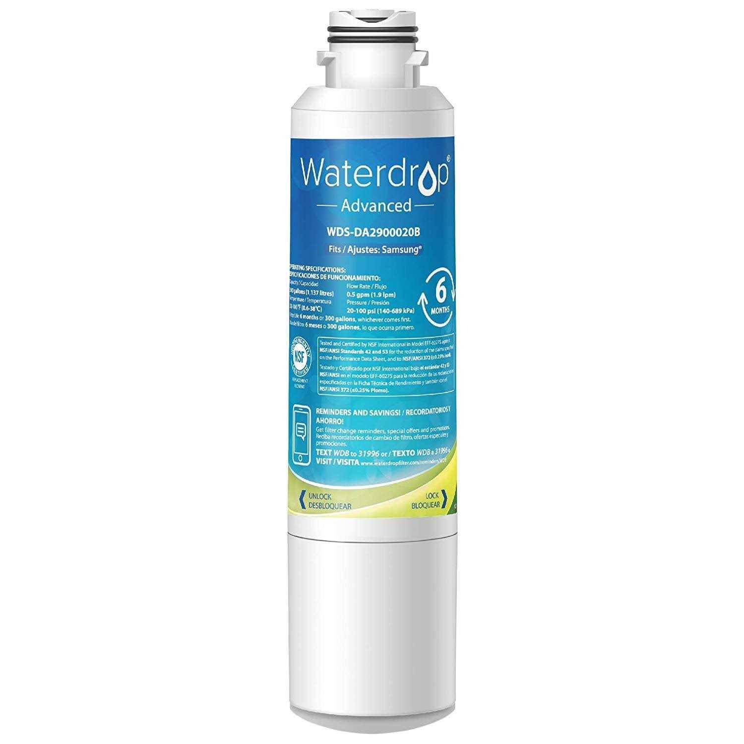 Waterdrop DA29-00020B Refrigerator Water Filter Replacement for Samsung - Zenithce