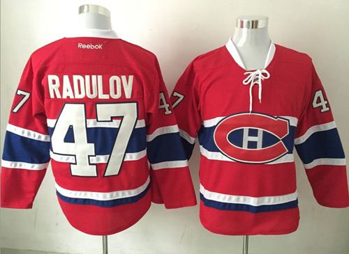 Canadiens #47 Alexander Radulov Red Stitched Jersey - Zenithce