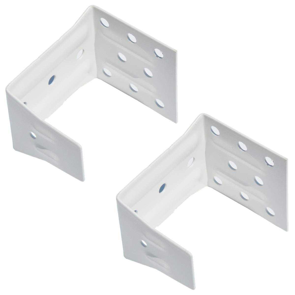 Cutelec 2pcs Box Mounting Bracket for Low Profile Blinds 2inch - Zenithce