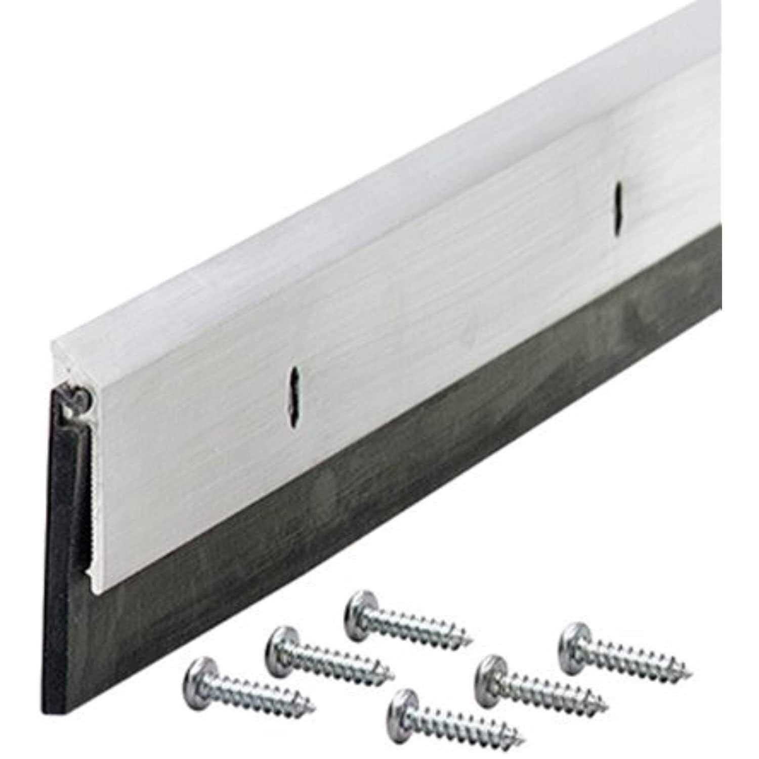 M-D Building Products Cinch Silver Aluminum/Vinyl Weather Stripping For Low Threshold 43340 - Zenithce