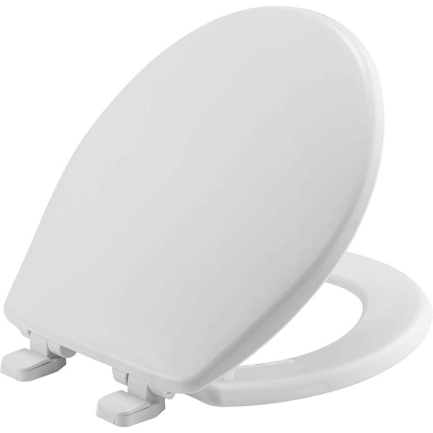 Mayfair Little2Big 000 Toilet Seat with Built-In Potty Training Seat, Slow-Close, and will Never Loosen - Zenithce