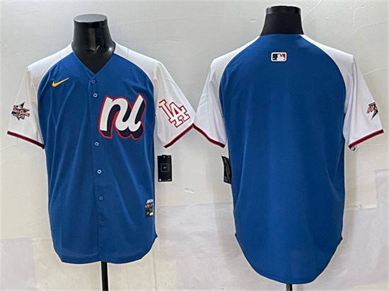 National League Los Angeles Dodgers Blank Blue Alternate 2025 All-Star Edition Limited Stitched Jersey - Zenithce