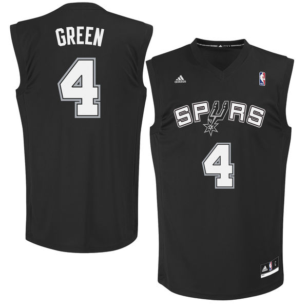 San Antonio Spurs 4 Danny Green Black Fashion Replica Jersey - Zenithce