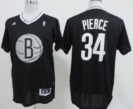 Brooklyn Nets #34 Paul Pierce Revolution 30 Swingman 2013 Christmas Day Black Jersey - Zenithce