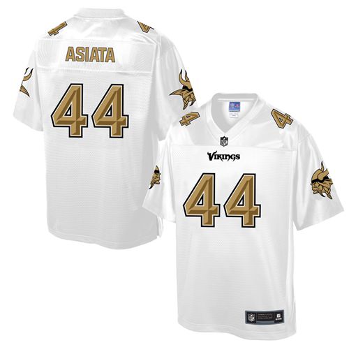Vikings #44 Matt Asiata White Pro Line Fashion Game Nike Jersey - Zenithce