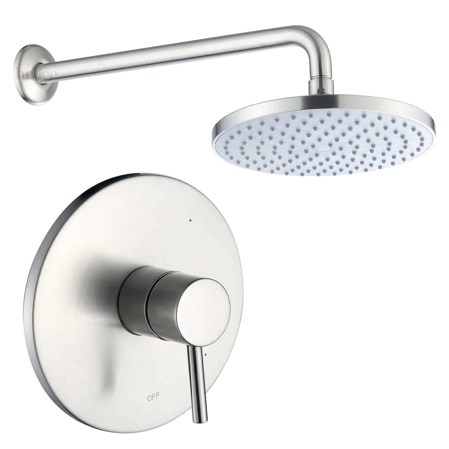 Luxier Single-Handle 1-Spray Shower Faucet with Valve - Zenithce