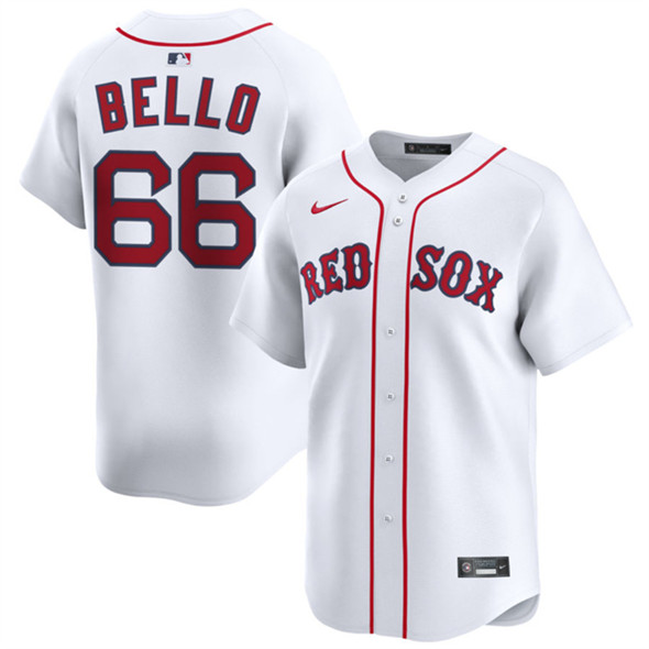 Boston Red Sox #66 Brayan Bello White 2024 Home Limited Stitched Jersey - Zenithce
