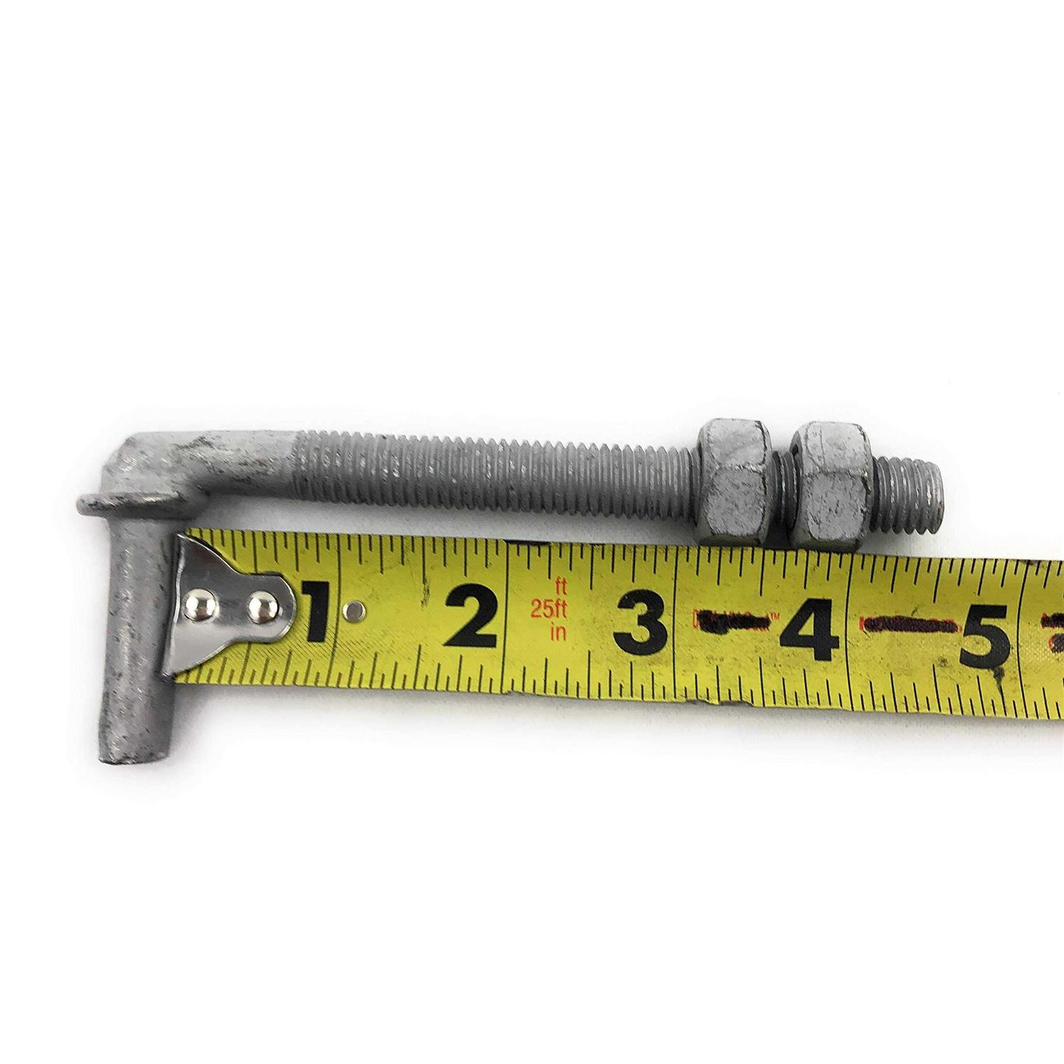 FenceSmart4U chain link fence end rail clamps with bolts & nuts 1-7/8 x 1-3/8 - Zenithce