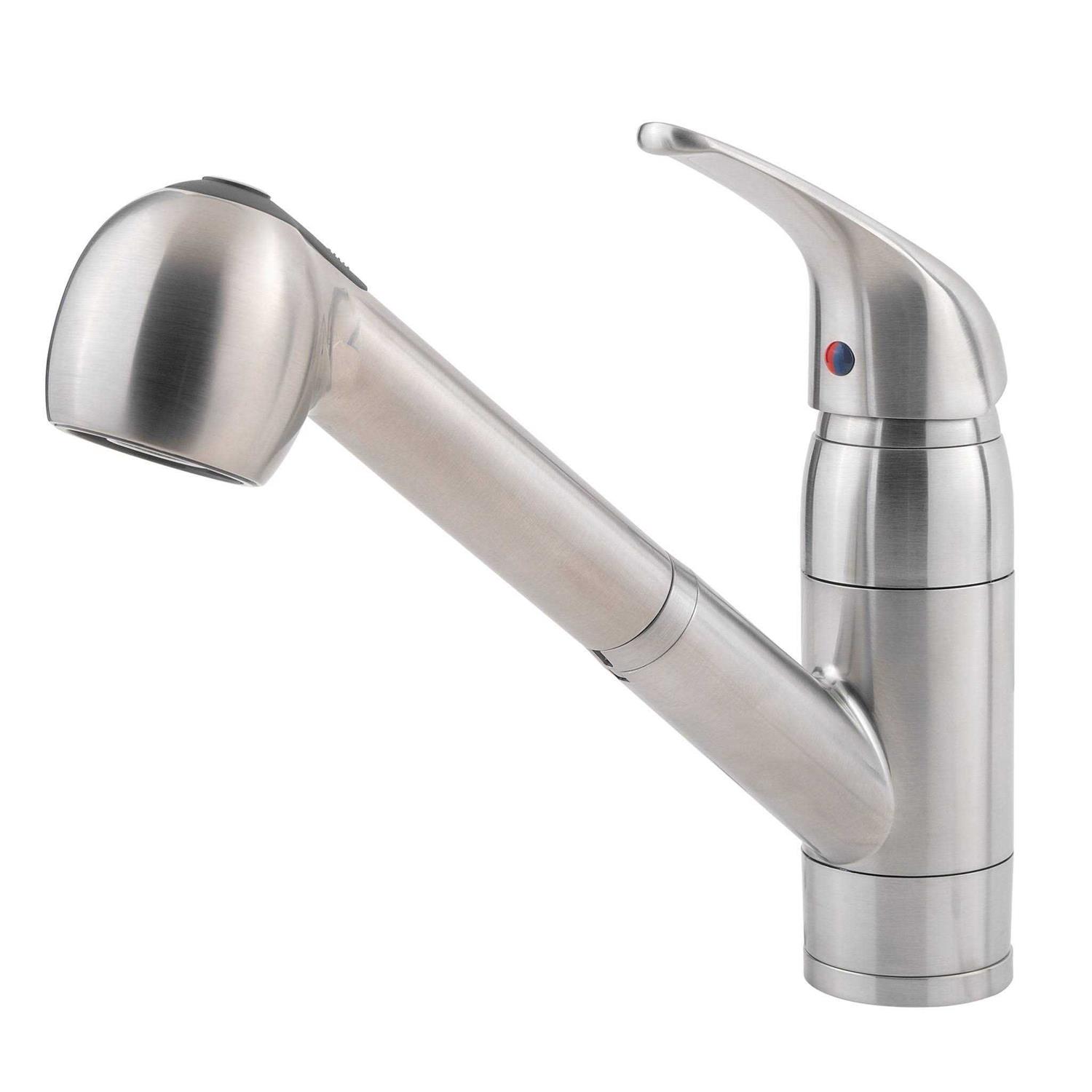 Pfister Pfirst Series 1-Handle Kitchen Faucet with Side Spray G134-3444 - Zenithce