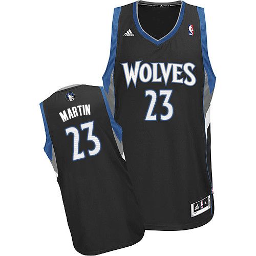 Minnesota Timberwolves #23 Kevin Martin Black Swingman Jersey - Zenithce