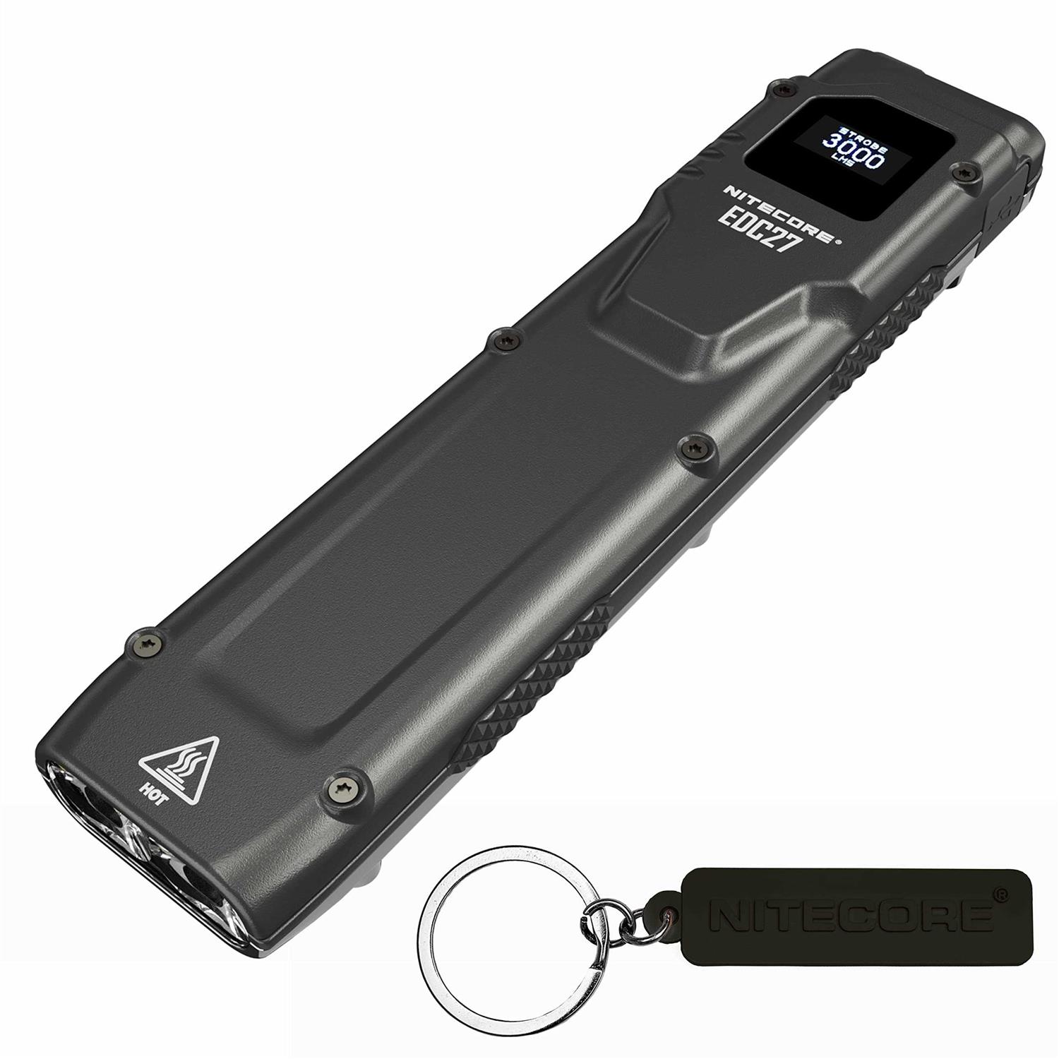 Nitecore EDC27 3000 Lumen Ultra Slim Flat EDC Flashlight - Zenithce