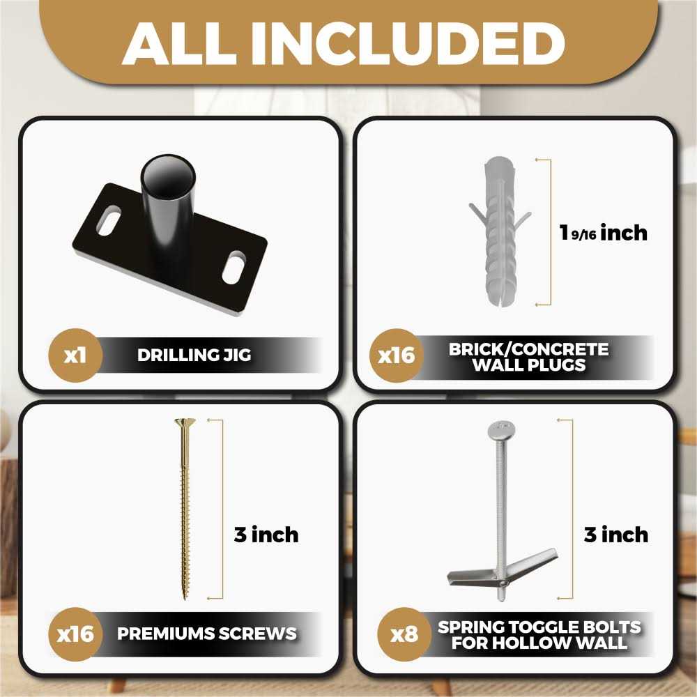 Hungsmart Set Floating Shelf Brackets Heavy Duty - Zenithce