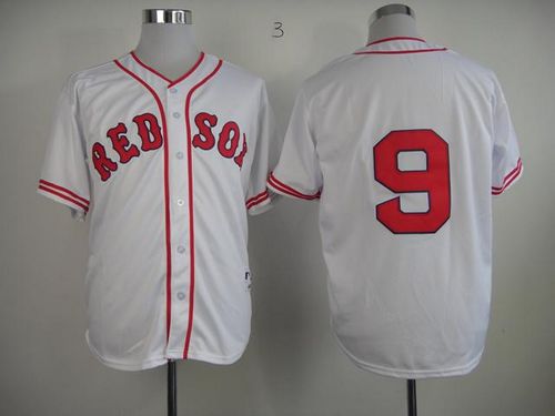 Red Sox #9 Ted Williams White 1936 Turn Back The Clock Stitched Jersey - Zenithce