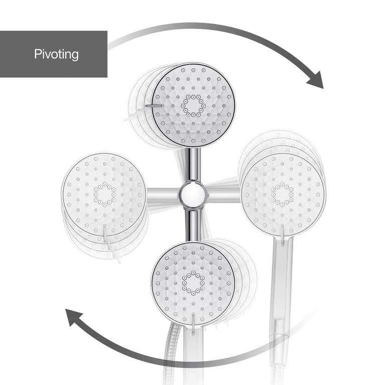 Kohler Awaken 2-in-1 multifunction gpm Shower combo kit K-23218 - Zenithce