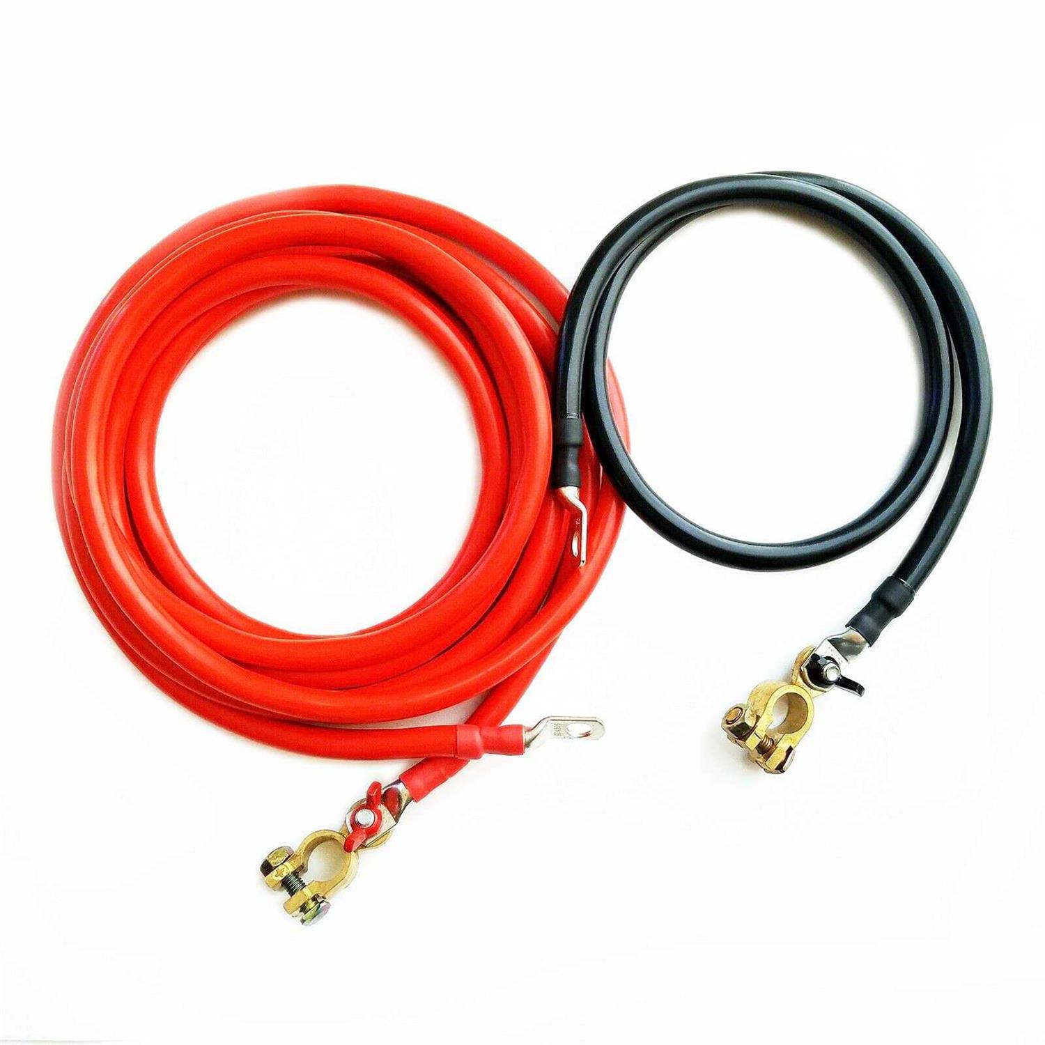PAKA TOOLS Battery Relocation Kit 2 Awg Cable Top Post - Zenithce