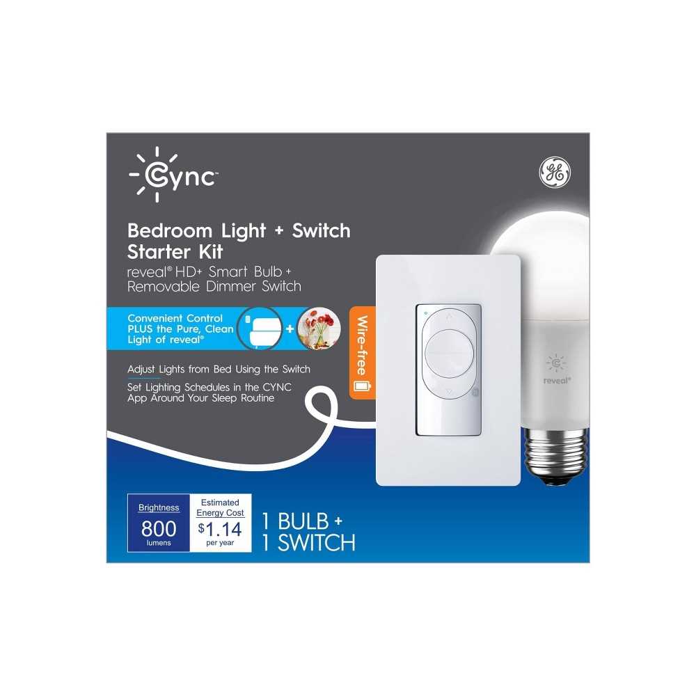 GE CYNC Reveal Smart Light Bulb with Smart Dimmer Remote Bundle - Zenithce