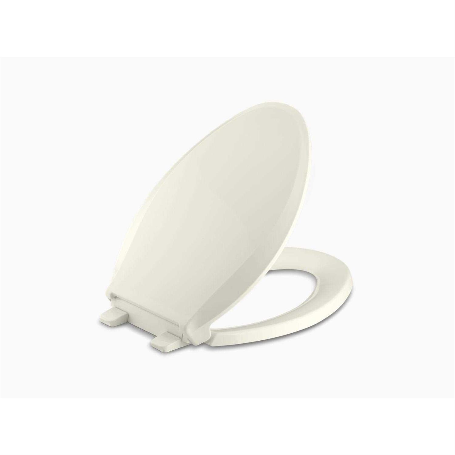 KOHLER Cachet Nightlight ReadyLatch Quiet-Close Elongated Toilet Seat - Zenithce
