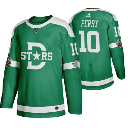 Dallas Stars #10 Corey Perry Green Stitched Jersey - Zenithce