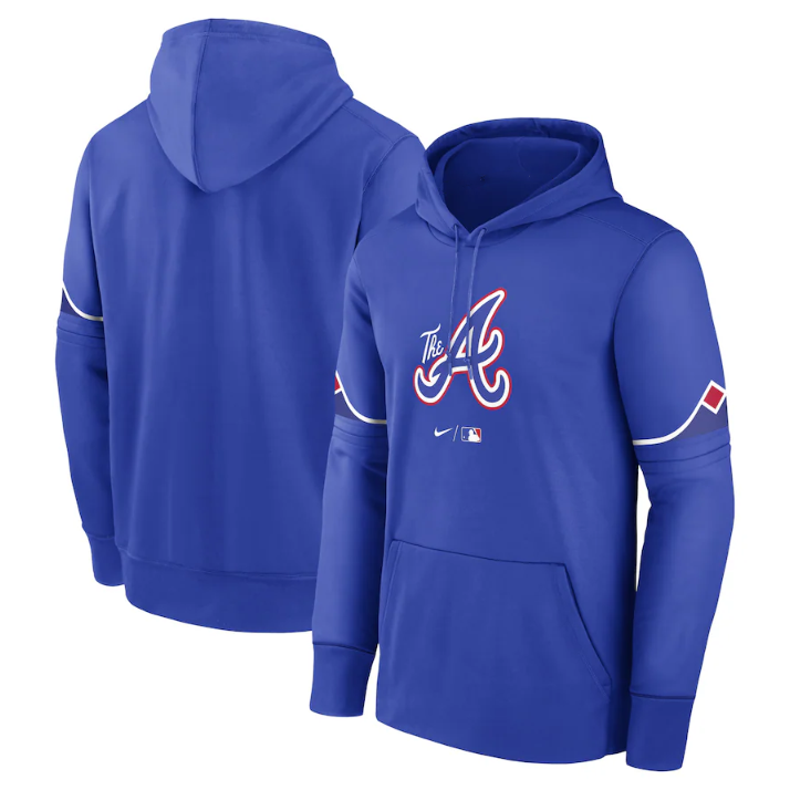 Atlanta Braves Royal 2023 City Coonnect Pullover Hoodie - Zenithce