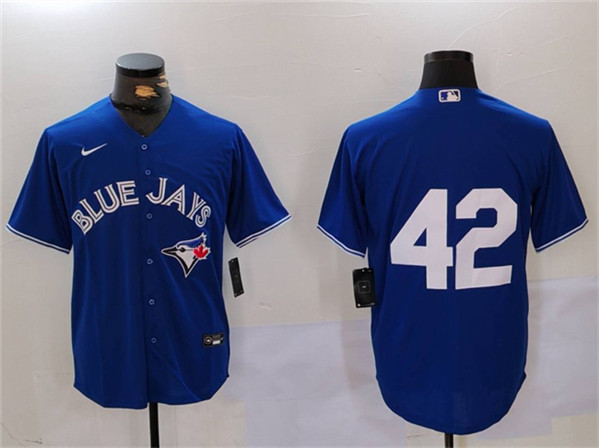 Toronto Blue Jays #42 Jackie Robinson Blue Cool Base Stitched Jersey - Zenithce