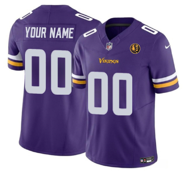 Minnesota Vikings Custom Purple 2023 F.U.S.E. With John Madden Patch Vapor Limited Stitched Jersey - Zenithce
