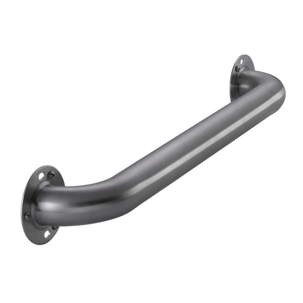 Glacier Bay 18 in. x 1-1/4 in. Concealed Screw Grab Bar in Brushed Stainless Steel - Zenithce