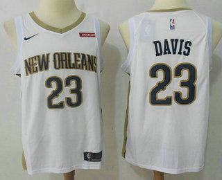 New Orleans Pelicans #0 DeMarcus Cousins New White 2017-2018 Swingman zatarains Stitched Jersey - Zenithce