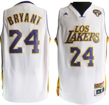 Los Angeles Lakers #24 Kobe Bryant Latin Nights Revolution 30 Swingman White Jersey - Zenithce