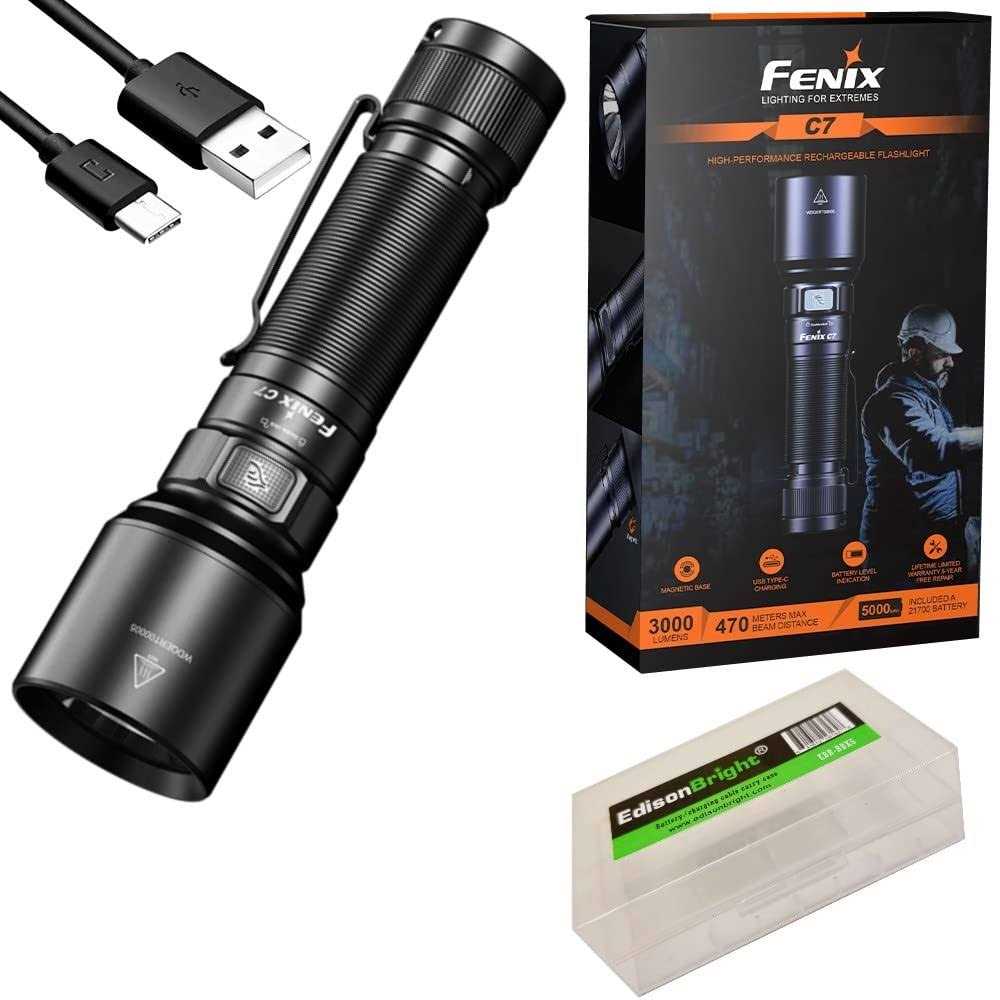 Fenix C7 Rechargeable Flashlight - Zenithce