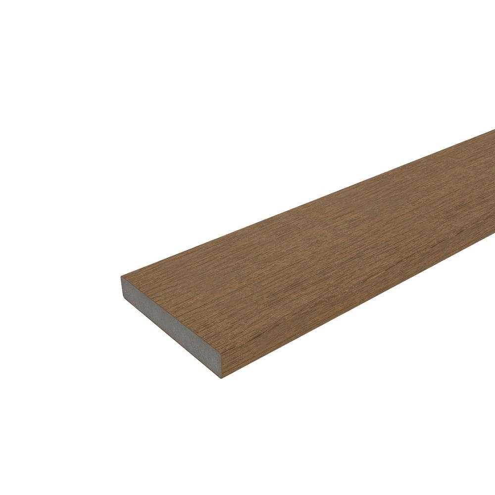 NewTechWood 1/2 in. x 3-1/2 in. x 5-3/4 ft Flat Top Composite Fence Picket - Zenithce