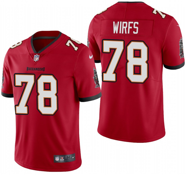 Tampa Bay Buccaneers #78 Tristan Wirfs 2020 Red Vapor Untouchable Limited Stitched Jersey - Zenithce