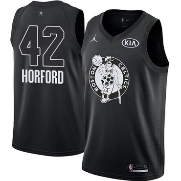 Celtics #42 Al Horford Black Jordan Swingman 2018 All-Star Game Jersey - Zenithce