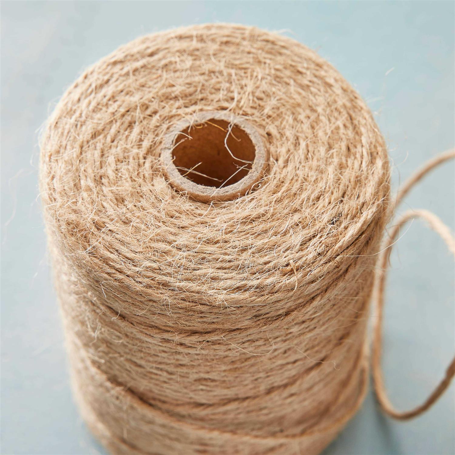 Natural Jute Rope Hemp Rope Strong Jute Twine for Crafts Gardening Hammock Decorating - Zenithce