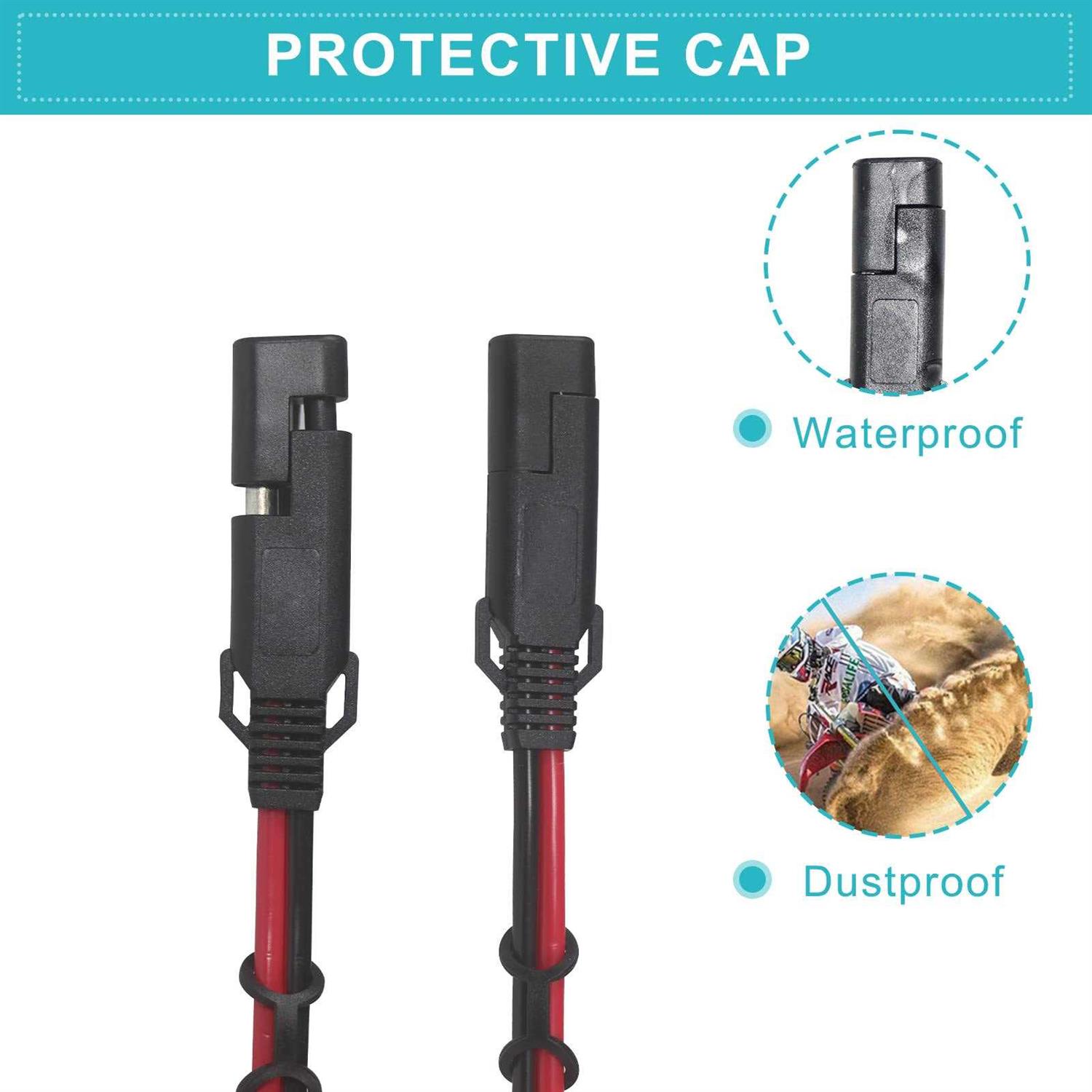 Sae to Pencil Post Battery Terminal Adapter - Zenithce
