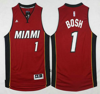 Miami Heat #1 Chris Bosh Revolution 30 Swingman 2014 New Red Jersey - Zenithce