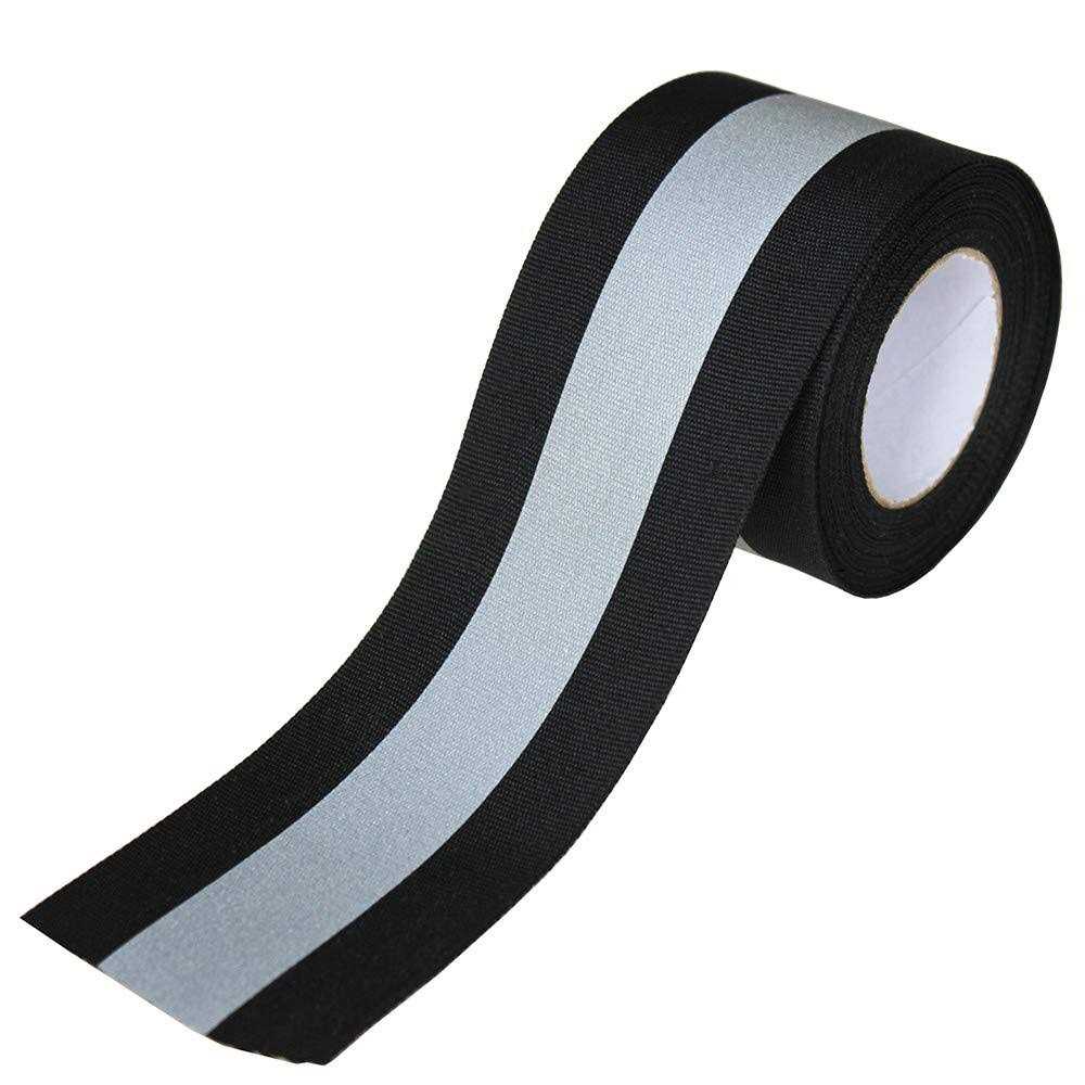 Jinbing Silver Sew On Reflective Tape For Clothing Safety Fabric Webbing Trim Strip 2 X 33ft - Zenithce