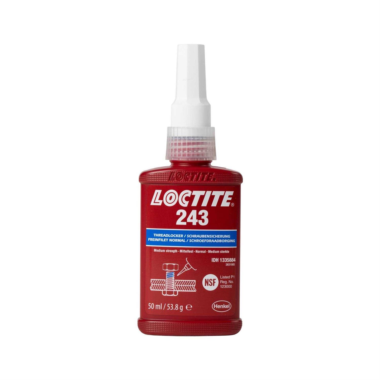Loctite 243 Medium Strength Threadlocker - Zenithce