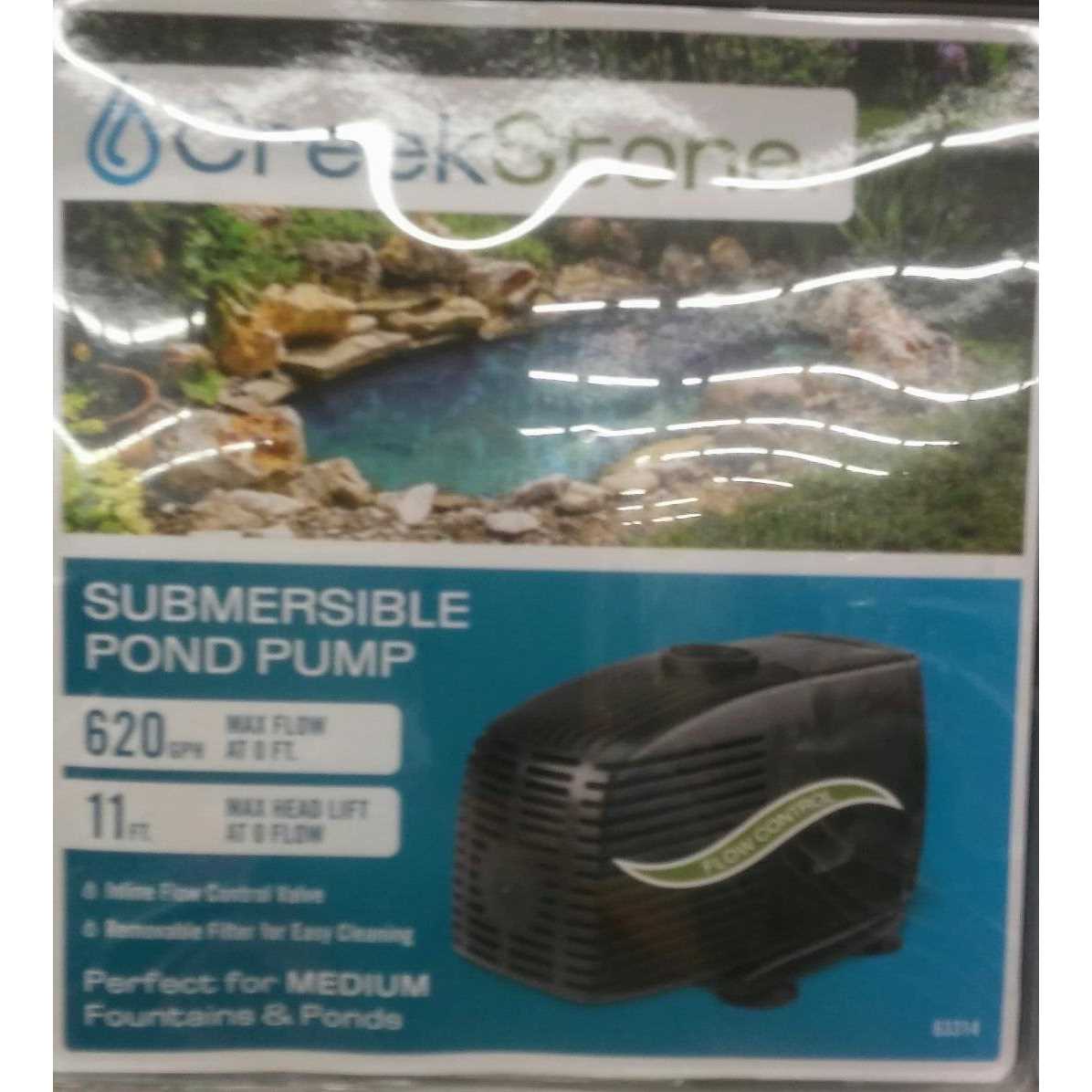 CREEKSTONE 4500 GPH Submersible Waterfall Pump - Zenithce