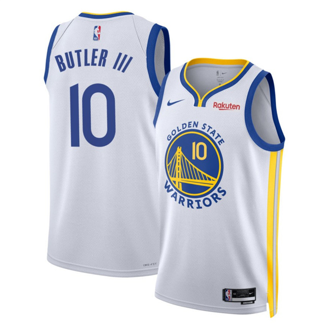 Golden State Warriors #10 Jimmy Bulter III White 2025 Association Edition Swingman Stitched Jersey - Zenithce