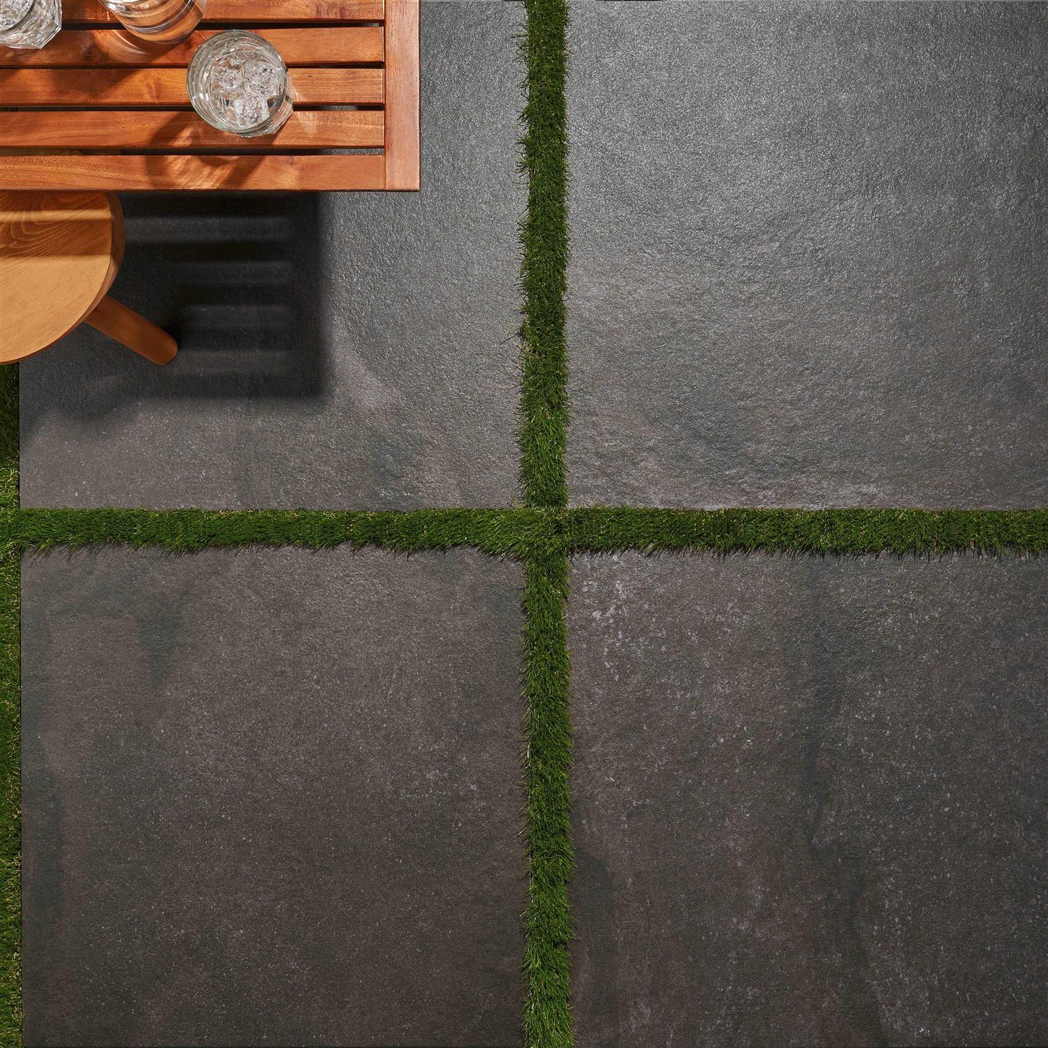 Ivy Hill Tile Dominion 23.62 in. x 23.62 in. Matte Limestone Look Porcelain Paver Tile - Zenithce