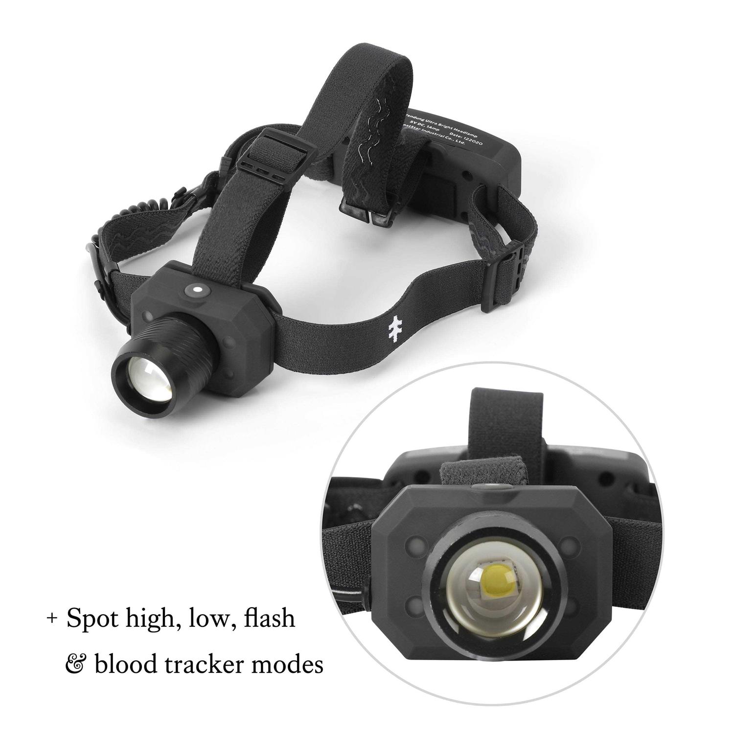 Swiss Tech 6500 Lumen LED Flashlight Rechargeable Dual Power Aa/usb with Charging Bank - Zenithce