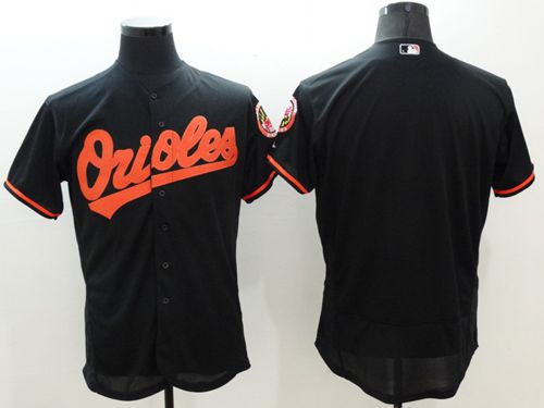 Orioles Blank Black Flexbase Authentic Collection Stitched Jersey - Zenithce