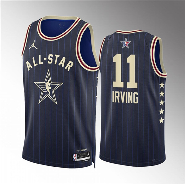 2024 All-Star #11 Kyrie Irving Navy Stitched Jersey - Zenithce