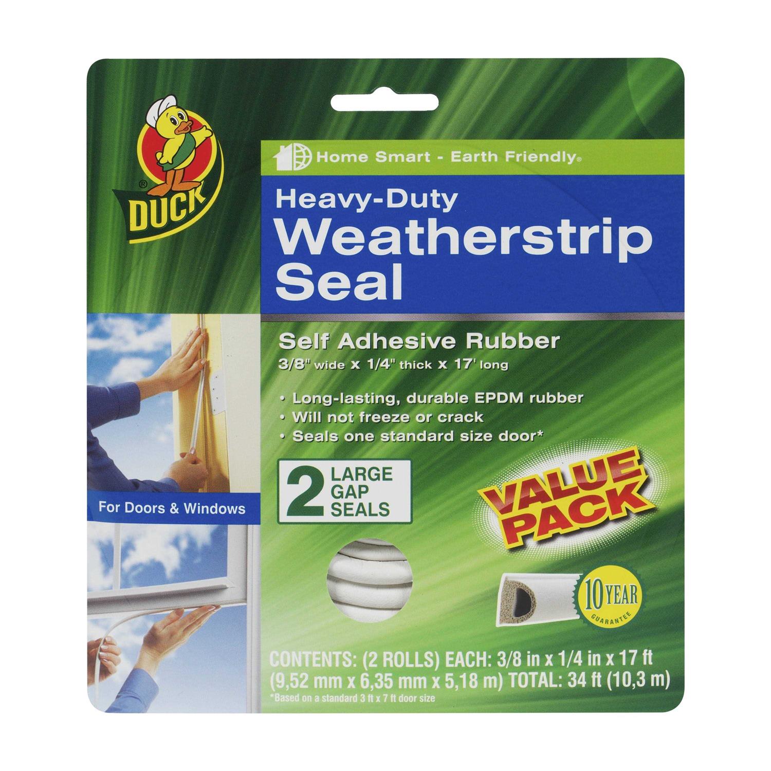 Duck Heavy-Duty Rubber Gap Weatherstrip Seal - Zenithce