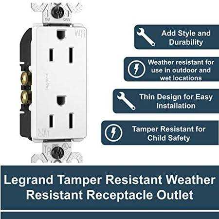 Legrand Radiant 1-Gang Screwless Rocker Wall Plate White RWP26W - Zenithce