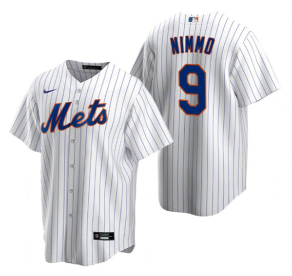 New York Mets #9 Brandon Nimmo White Cool Base Stitched Jersey - Zenithce