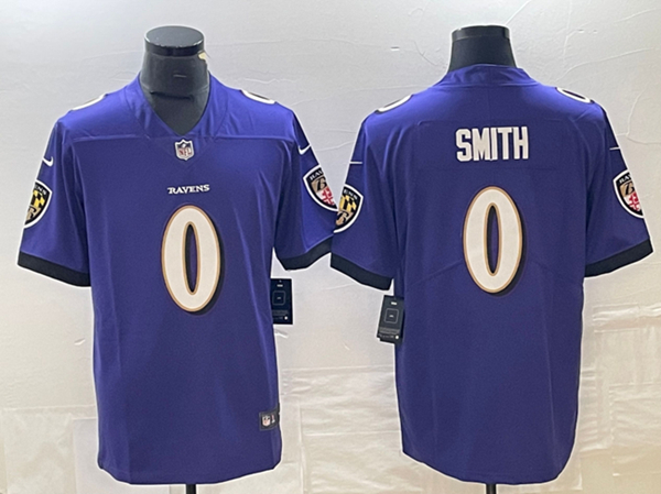Baltimore Ravens #0 Roquan Smith Purple Vapor Untouchable Limited Stitched Jersey - Zenithce