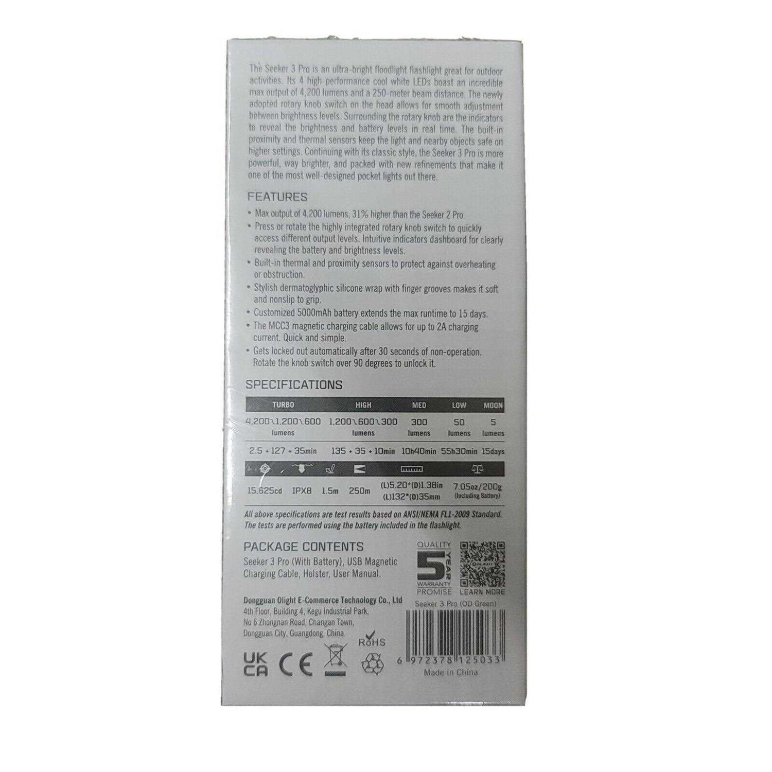 Olight Seeker 3 Pro - Zenithce