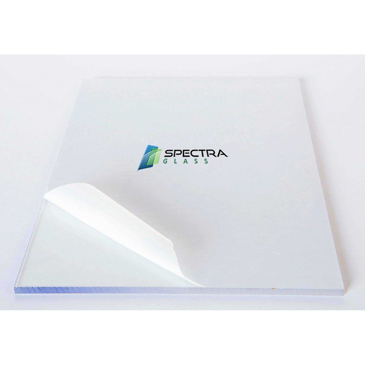 Spectra Glass Clear Polycarbonate Sheet. UV Coating on Both Sides. Impact and Weather Resistant. DIY - Zenithce